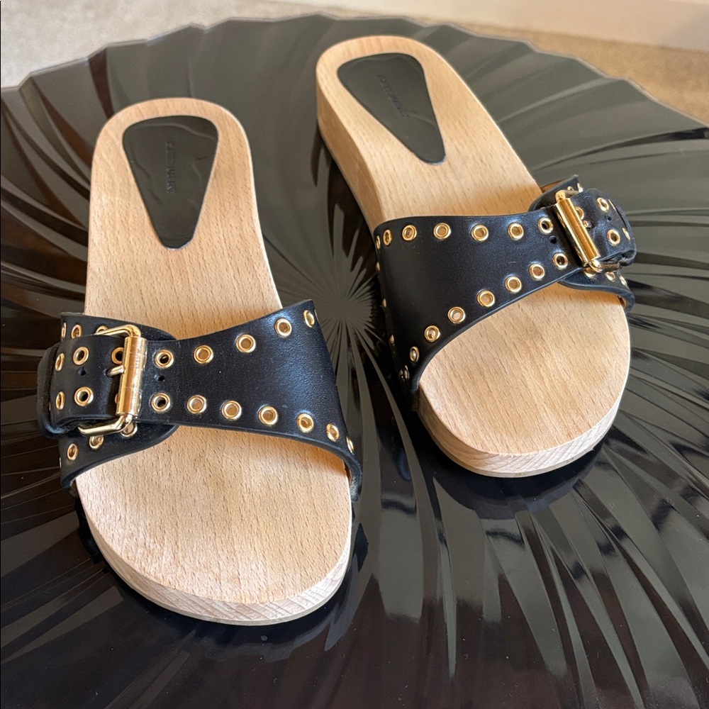 ISABEL MARANT Jaso buckled clogs - Picture 8 of 8